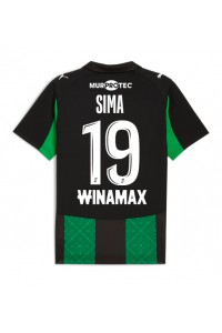 Fotbalové Dres RC Lens Abdallah Sima #19 Venkovní Oblečení 2025-26 Krátký Rukáv